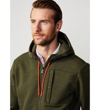 Hackett London Felpa verde da pendolare