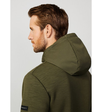 Hackett London Felpa verde da pendolare