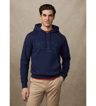 Hackett London Heritage Essential Hoodie Navy