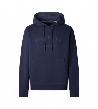 Hackett London Heritage Essential Hoodie Navy