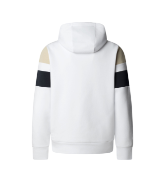 Hackett London Hvid resort-sweatshirt med h�tte