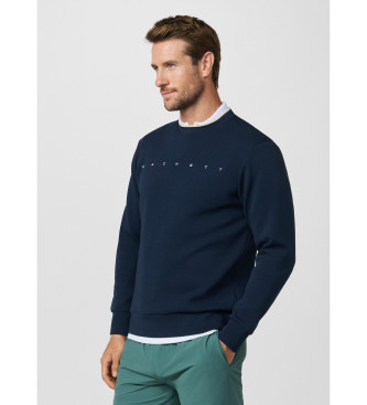 Hackett London Sweatshirt with navy logo