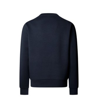 Hackett London Navy logo crew neck sweatshirt