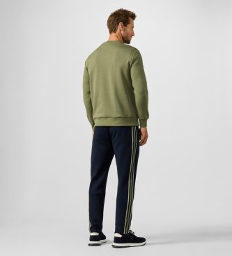 Hackett London Green logo crew neck sweatshirt