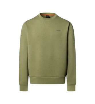 Hackett London Green logo crew neck sweatshirt