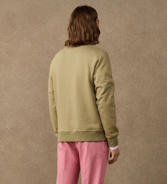 Hackett London Green Harry crew neck sweatshirt