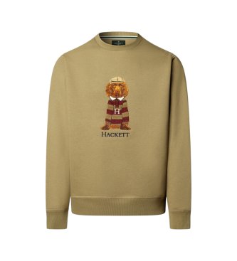 Hackett London Green Harry crew neck sweatshirt