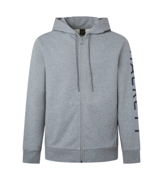 Hackett London Essential Sweatshirt met grijze capuchon