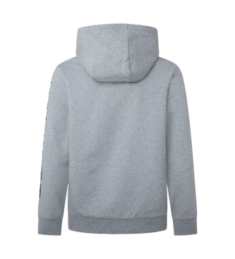 Hackett London Sudadera Essential con capucha gris