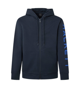 Hackett London Sweatshirt Essential com capuz azul-marinho