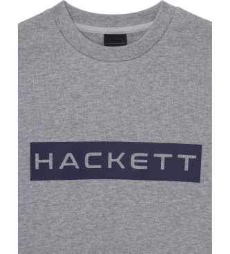 Hackett London Sweatshirt Essential Fleece grey