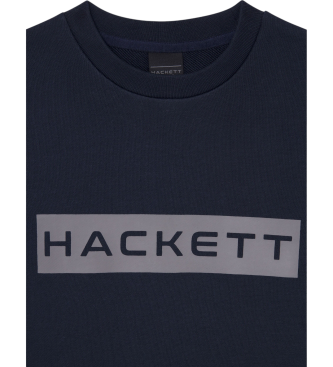 Hackett London Sweatshirt Essential Fleece navy