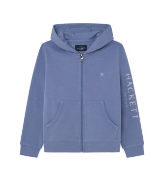 Hackett London Sweat Essential Fz bleu