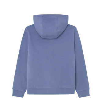 Hackett London Sweat Essential Fz bleu