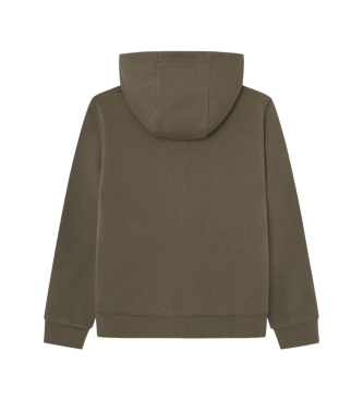 Hackett London Sudadera Essential Fz verde