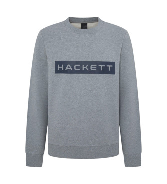 Hackett London Bluza Essential w kolorze szarym