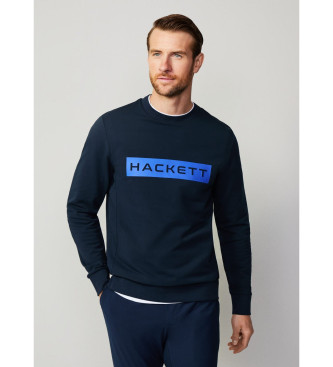 Hackett London Sweatshirt Essential azul-marinho