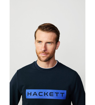 Hackett London Bluza Essential w kolorze granatowym