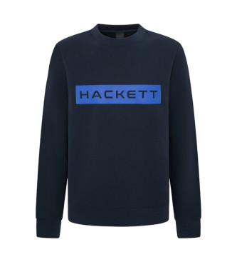 Hackett London Bluza Essential w kolorze granatowym