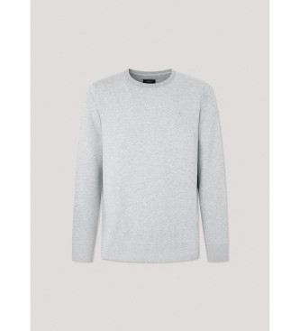 Hackett London Gr sweatshirt med klassisk pasform