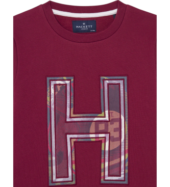 Hackett London Sweatshirt H Graphic rdbrun