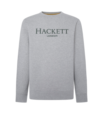 Hackett London Bluza Heritage Crew w kolorze szarym