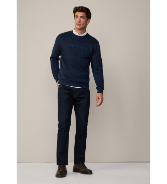 Hackett London Heritage Crew Sweatshirt marine