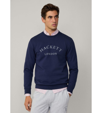 Hackett London Heritage Ess Crew sweatshirt blauw