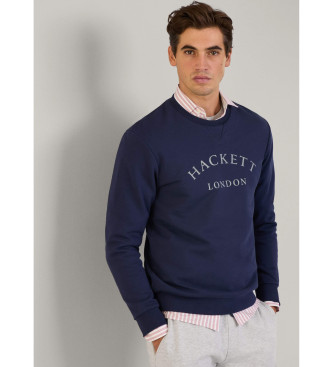 Hackett London Heritage Ess Crew Sweatshirt blau