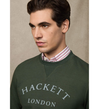 Hackett London Felpa essenziale Green Heritage