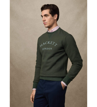 Hackett London Felpa essenziale Green Heritage