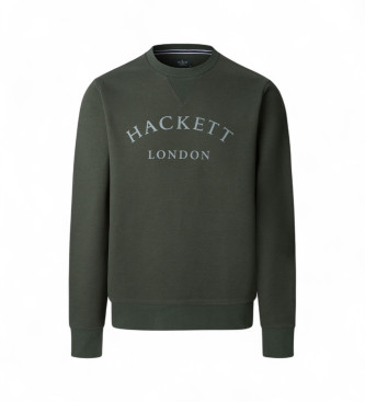 Hackett London Felpa essenziale Green Heritage