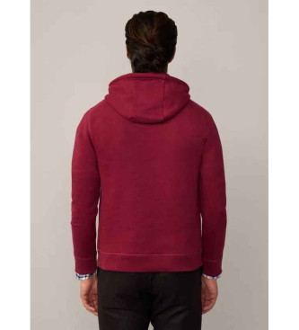 Hackett London Heritage Sweatshirt maroon