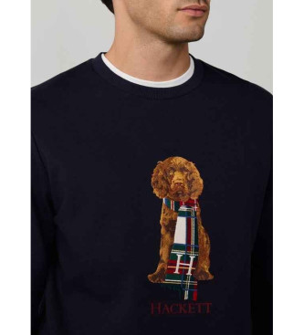 Hackett London Sweat-shirt Heritage Harry navy