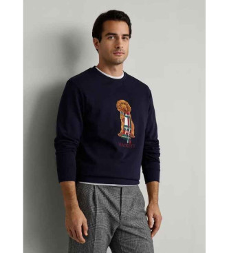 Hackett London Sweat-shirt Heritage Harry navy