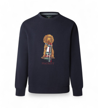 Hackett London Sweat-shirt Heritage Harry navy