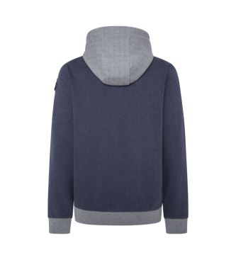 Hackett London Sweatshirt Heritage Hb Jacq navy