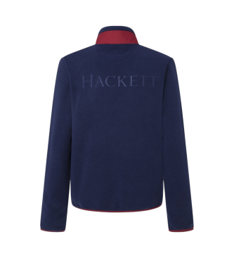 Hackett London Heritage Sweatshirt Nbr Flc Fz navy