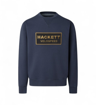 Hackett London Felpa Navy Heritage Rally