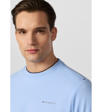 Hackett London Felpa girocollo blu Hs Essential