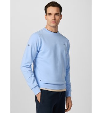 Hackett London Felpa girocollo blu Hs Essential
