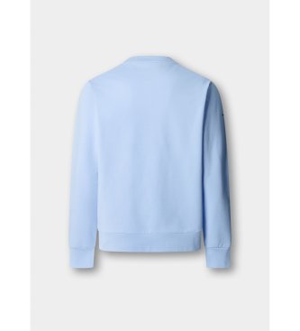 Hackett London Felpa girocollo blu Hs Essential