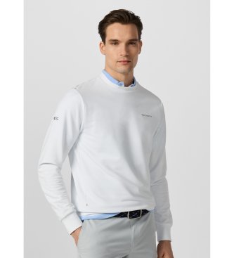 Hackett London Felpa bianca Hs Essential Crew