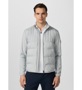 Hackett London Felpa grigia Hs Solstice Hybrid