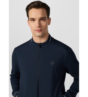Hackett London Felpa blu navy Hs Tech Track