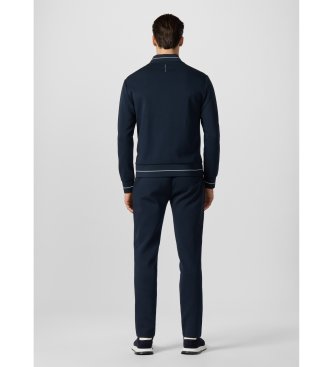 Hackett London Felpa blu navy Hs Tech Track