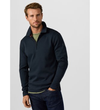 Hackett London felpa polo con zip e logo waffle mairno