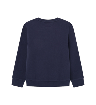 Hackett London Sweatshirt Letters navy