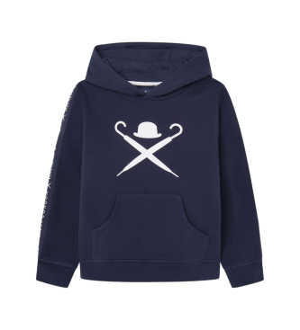 Hackett London Sudadera Tape Hoody marino