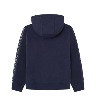 Hackett London Sudadera Tape Hoody marino